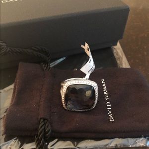 David Yurman Albion Ring, Black Orchid & Diamonds